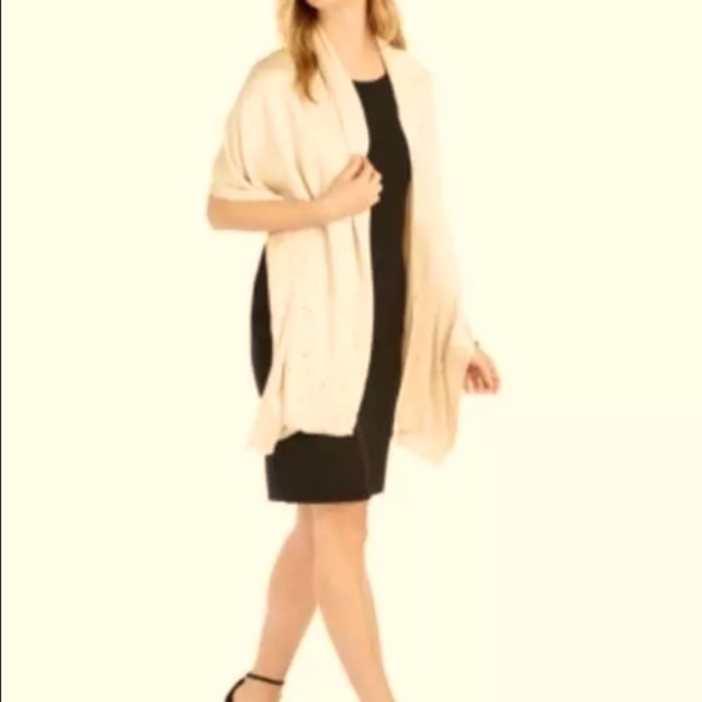 Inc. Women’s Beige Pashmina Wrap/Scarf NWT